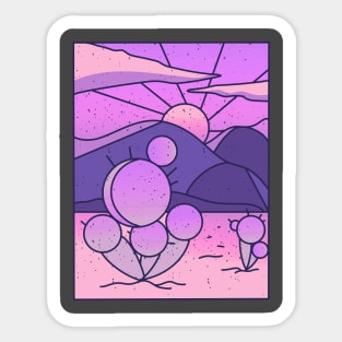 Desert Landscape Sticker